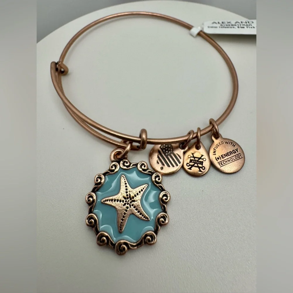 Alex & Ani Color Infusion Starfish Bangle NWT
